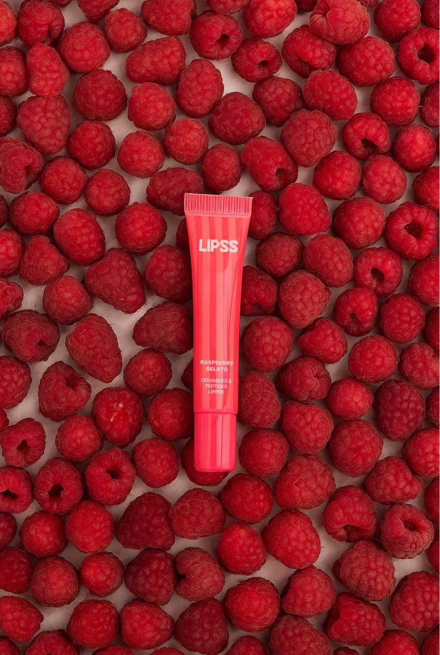 Lesk na rty "Lipss Raspberry Gelato"